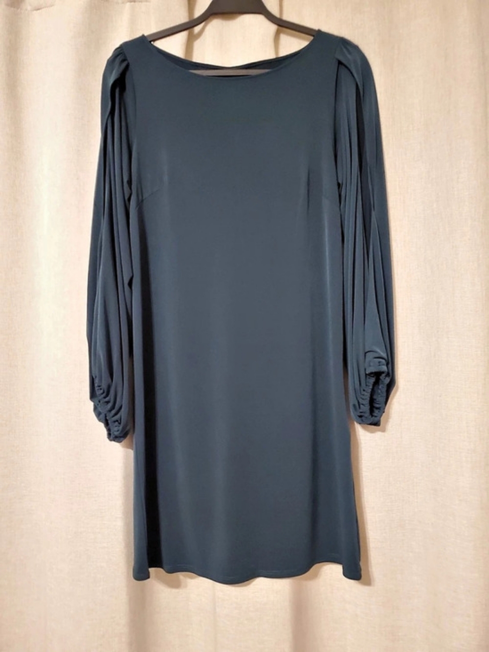 Laundry by Shelli Segal Long Sleeve Mini Dress in Forest Green Size 6